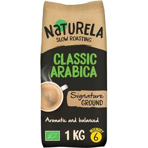 Naturela Organic Ground Coffee Slow-Roasted 100% Arabica Premium Signature Blend Ground Coffee Freshly Packed 1kg Bag Naturela Organic Ground Coffee Slow-Roasted 100% Arabica Premium Signature Blend Ground Coffee Freshly Packed 1kg Bag