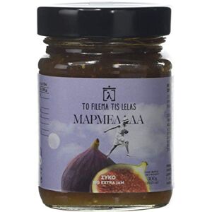 To Filema Tis Lelas Handmade Fig Extra Jam 85% Fruit – Pack of 2 x 300 g (Total 600 g) Authentic Greek Jam Vegan, Gluten Free, No Preservatives To Filema Tis Lelas Handmade Fig Extra Jam 85% Fruit – Pack of 2 x 300 g (Total 600 g) Authentic Greek Jam Vegan, Gluten Free, No Preservatives