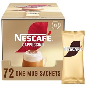 NESCAFÉ Cappuccino Instant Coffee Sachets 72 x 15.5g NESCAFÉ Cappuccino Instant Coffee Sachets 72 x 15.5g