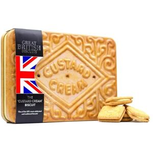 The Silver Crane co. Giant Custard Cream Biscuits Gift Set Novelty Biscuit Tin, Family Treat Box with Luxury Snack Selection for Sharing British Fathers Day Gift Ideas for Dads, Birthday Hamper Tins 450g The Silver Crane co. Giant Custard Cream Biscuits Gift Set Novelty Biscuit Tin, Family Treat Box with Luxury Snack Selection for Sharing British Fathers Day Gift Ideas for Dads, Birthday Hamper Tins 450g