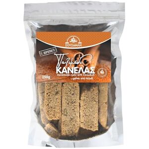 SOUSAMLI BAKERY Handmade Cinnamon Rusks -Traditional Double-Baked Sweet Rusks from the Island of Lesvos, Greece Cinnamon Biscotti-Style Slices in Resealable Doypack, Pack of 2 x 250g SOUSAMLI BAKERY Handmade Cinnamon Rusks -Traditional Double-Baked Sweet Rusks from the Island of Lesvos, Greece Cinnamon Biscotti-Style Slices in Resealable Doypack, Pack of 2 x 250g