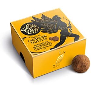Willie's Cacao Marc de Champagne Truffles Small Box of Chocolates 35g x 8 Artisan Chocolate 100% Natural Willie's Cacao Marc de Champagne Truffles Small Box of Chocolates 35g x 8 Artisan Chocolate 100% Natural