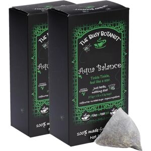 The Busy Botanist Aqua Balance Herbal Tea with Nettle Leaf, Dandelion Leaf and Burdock Root Caffeine Free, Decaffeinated 30 Individual Tea Bags by The Busy Botanist Aqua Balance Herbal Tea with Nettle Leaf, Dandelion Leaf and Burdock Root Caffeine Free, Decaffeinated 30 Individual Tea Bags by
