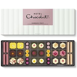 Hotel Chocolat Exuberantly Fruity Sleekster 38 Fruity Chocolates, 345g Suitable For Vegetarians Gifts For Birthday, Thank You, Congratulations, Anniversary, Father's day 2026 Hotel Chocolat Exuberantly Fruity Sleekster 38 Fruity Chocolates, 345g Suitable For Vegetarians Gifts For Birthday, Thank You, Congratulations, Anniversary, Father's day 2026