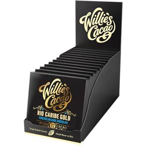Willie's Cacao 72% Rio Caribe Dark Chocolate 50g x 12 Coffee, nutty notes Single estate Venezuelan cocoa Vegan Artisan made Willie's Cacao 72% Rio Caribe Dark Chocolate 50g x 12 Coffee, nutty notes Single estate Venezuelan cocoa Vegan Artisan made