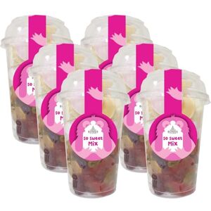 Bonds of London Sweetie Mix Shaker Cup, Fruit and Vanilla Retro Chewy Jelly Sweets, 235 g (Pack of 6) Bonds of London Sweetie Mix Shaker Cup, Fruit and Vanilla Retro Chewy Jelly Sweets, 235 g (Pack of 6)