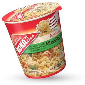 KOKA Original Mushroom Flavour Oriental Style Instant Noodles 12 cups of 70 g KOKA Original Mushroom Flavour Oriental Style Instant Noodles 12 cups of 70 g