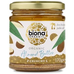 Biona Organic Crunchy Almond Butter 170 g (Pack of 6) Biona Organic Crunchy Almond Butter 170 g (Pack of 6)
