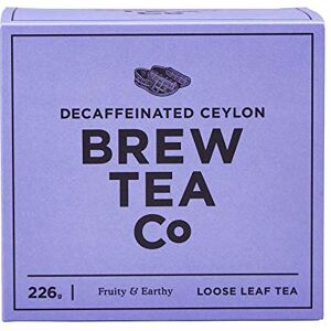 Brew Tea Co Decaffeinated Ceylon Loose Leaf Tea, 226 g Brew Tea Co Decaffeinated Ceylon Loose Leaf Tea, 226 g