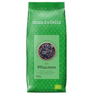 Mundo Feliz Organic Dried Pitted Prunes 2 x 500 g Mundo Feliz Organic Dried Pitted Prunes 2 x 500 g