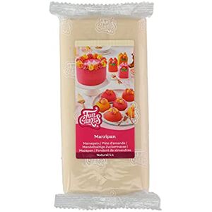 FunCakes Marzipan Natural (1:4): Ready to Roll, Easy to Use, Delicious Taste, Flexible and Smooth, Easy to Roll Out, Fine and Firm, Perfect for Cake Decorating, Halal, Kosher and Gluten Free. 1 kg. FunCakes Marzipan Natural (1:4): Ready to Roll, Easy to Use, Delicious Taste, Flexible and Smooth, Easy to Roll Out, Fine and Firm, Perfect for Cake Decorating, Halal, Kosher and Gluten Free. 1 kg.