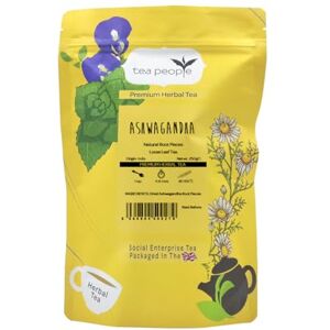 Tea People Ashwagandha – 250g Refill Pack (120 cups) – Caffeine Free Herbal Tea – Ayurvedic Adaptogen – Stress Relief & Relaxation – 100% Natural Tea People Ashwagandha – 250g Refill Pack (120 cups) – Caffeine Free Herbal Tea – Ayurvedic Adaptogen – Stress Relief & Relaxation – 100% Natural