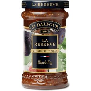 St Dalfour St. Dalfour La Reserve Black Fig Fruit Spread – 170g Jar – All Natural, No Added Sugar, French Gourmet Preserve, Vegan & Gluten-Free For Charcuterie and Cheese Bulk Pack 6 x 170g St Dalfour St. Dalfour La Reserve Black Fig Fruit Spread – 170g Jar – All Natural, No Added Sugar, French Gourmet Preserve, Vegan & Gluten-Free For Charcuterie and Cheese Bulk Pack 6 x 170g
