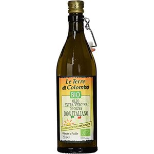 Le Terre di Colombo – 100% Italian Biological Organic Extra Virgin Olive Oil BIO Ribbed Bottle with Mechanical Cap 0.75L Le Terre di Colombo – 100% Italian Biological Organic Extra Virgin Olive Oil BIO Ribbed Bottle with Mechanical Cap 0.75L