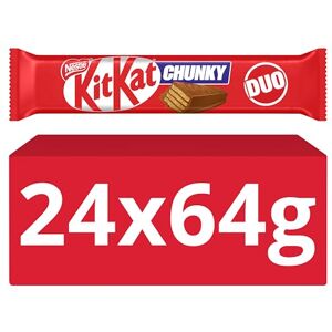 KitKat Chunky Duo Milk Chocolate Bars, 24 x 64 g KitKat Chunky Duo Milk Chocolate Bars, 24 x 64 g