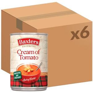 Baxters Favourites Cream of Tomato Soup, 400 g (Pack of 6) Baxters Favourites Cream of Tomato Soup, 400 g (Pack of 6)
