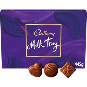 Cadbury Milk Tray Chocolate Box, Assorted Milk Chocolates Gift Set for Birthdays, Christmas Treat for Sharing or Gifting, Anniversaries & Special Occasions, 445 g (Pack of 1) Cadbury Milk Tray Chocolate Box, Assorted Milk Chocolates Gift Set for Birthdays, Christmas Treat for Sharing or Gifting, Anniversaries & Special Occasions, 445 g (Pack of 1)