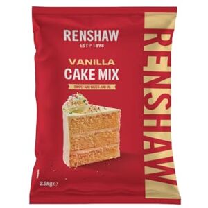 Renshaw Ready to Use Vanilla Sponge Cake Mix Perfect for Muffins, Cupcakes or Traybakes, 2.5 kg (Pack of 1) Renshaw Ready to Use Vanilla Sponge Cake Mix Perfect for Muffins, Cupcakes or Traybakes, 2.5 kg (Pack of 1)