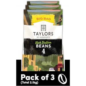 Taylors of Harrogate Rich Italian Coffee Beans, 700 g (Pack of 3 Total 2.1kg) Taylors of Harrogate Rich Italian Coffee Beans, 700 g (Pack of 3 Total 2.1kg)