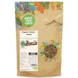 Wholefood Earth Organic Hemp Seed – 1 kg GMO Free Vegan High Fibre Source of Protein Certified Organic (Packing May Vary) Wholefood Earth Organic Hemp Seed – 1 kg GMO Free Vegan High Fibre Source of Protein Certified Organic (Packing May Vary)