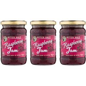 Otter Vale Raspberry Jam, packed full of fruit for the perfect cream tea, hand-made in Devon, gluten-free, 315g glass jar x 3 Otter Vale Raspberry Jam, packed full of fruit for the perfect cream tea, hand-made in Devon, gluten-free, 315g glass jar x 3