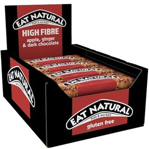 Eat Natural Apple, Ginger & Dark Chocolate Fruit & Nut Bars 12 x 40g Eat Natural Apple, Ginger & Dark Chocolate Fruit & Nut Bars 12 x 40g