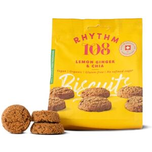 Rhythm 108 Swiss Biscuits Lemon Ginger Share Bag 135g (Pack of 8) Rhythm 108 Swiss Biscuits Lemon Ginger Share Bag 135g (Pack of 8)