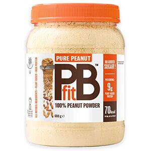 PBfit Pure Peanut Powder No Added Sugar, 9g Plant Based Protein, 82% Less Fat, Gluten Free, Natural Peanut Protein Powder Peanut Flour from Real Roasted Pressed Peanuts 680g PBfit Pure Peanut Powder No Added Sugar, 9g Plant Based Protein, 82% Less Fat, Gluten Free, Natural Peanut Protein Powder Peanut Flour from Real Roasted Pressed Peanuts 680g