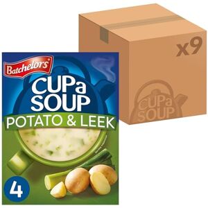 Batchelors Cup a Soup Creamy Potato & Leek Instant Soup, 4 Sachets Per 107 g (Pack of 1) Batchelors Cup a Soup Creamy Potato & Leek Instant Soup, 4 Sachets Per 107 g (Pack of 1)