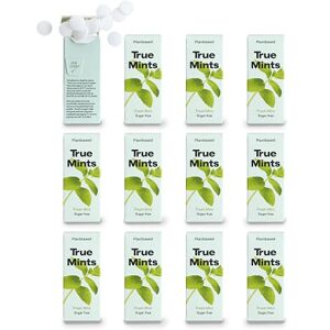 True Gum True Mints Mint Flavour (12-pack) Sugar Free Mints Xylitol Mints Fruit Pastilles Sugar Free & Plantbased Travel Sweets with Natural Flavours True Gum True Mints Mint Flavour (12-pack) Sugar Free Mints Xylitol Mints Fruit Pastilles Sugar Free & Plantbased Travel Sweets with Natural Flavours