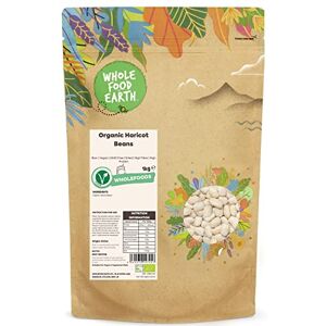 Wholefood Earth Organic Haricot Beans 1kg Raw Vegan GMO Free Dried High Fibre High Protein Certified Organic Wholefood Earth Organic Haricot Beans 1kg Raw Vegan GMO Free Dried High Fibre High Protein Certified Organic