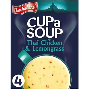 Batchelors Cup a Soup Thai Chicken & Lemongrass Instant Soup, 4 Sachets Per 88 g Box (Total 9 Boxes = 36 Sachets) Batchelors Cup a Soup Thai Chicken & Lemongrass Instant Soup, 4 Sachets Per 88 g Box (Total 9 Boxes = 36 Sachets)