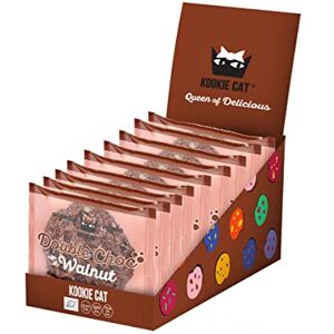 Kookie Cat Cacao Nibs & Walnut Vegan Cookies - Gluten Free - 12 X 50g Kookie Cat Cacao Nibs & Walnut Vegan Cookies - Gluten Free - 12 X 50g