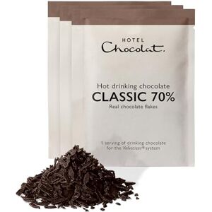 Hotel Chocolat Classic 70% Dark Hot Chocolate Sachets Luxury Chocolate Flakes Pack of 20 Single-Serve Sachets, 620g Suitable for Vegetarians & Vegans Serve Hot or Iced Hotel Chocolat Classic 70% Dark Hot Chocolate Sachets Luxury Chocolate Flakes Pack of 20 Single-Serve Sachets, 620g Suitable for Vegetarians & Vegans Serve Hot or Iced