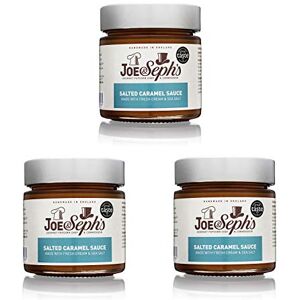 Joe & Seph's Salted Caramel Sauce (3x230g) salted caramel, caramel drizzle, ice cream sauce, caramel sauce for coffee, vegetarian, home baking, cakes Joe & Seph's Salted Caramel Sauce (3x230g) salted caramel, caramel drizzle, ice cream sauce, caramel sauce for coffee, vegetarian, home baking, cakes