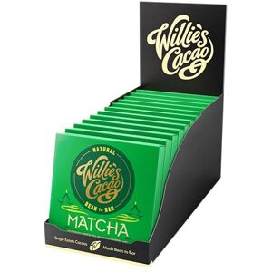 Willie's Cacao Bar Matcha, White Chocolate with Ceremonial Grade Green Tea 50g x 12 Artisan chocolate Willie's Cacao Bar Matcha, White Chocolate with Ceremonial Grade Green Tea 50g x 12 Artisan chocolate