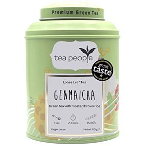 Tea People Genmaicha Popcorn Loose Tea Caddy 125g Tea People Genmaicha Popcorn Loose Tea Caddy 125g