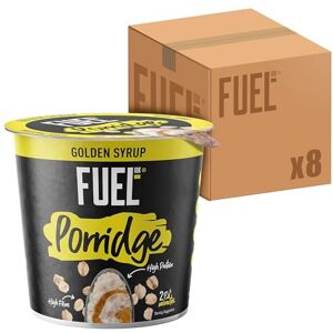 FUEL10K High Protein Golden Syrup Porridge Oat Cereal Pot, 70 g (Pack of 8) FUEL10K High Protein Golden Syrup Porridge Oat Cereal Pot, 70 g (Pack of 8)