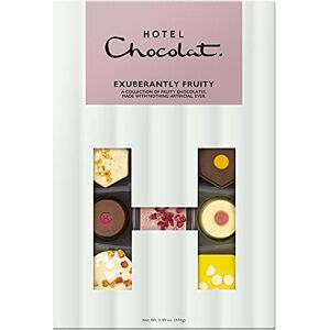 Hotel Chocolat Exuberantly Fruity H-Box 170g 18-Piece Fruity Dark, White, Milk Chocolate Box Suitable for Vegetarians Gift for Birthday, Thank You, Congratulations, Anniversary Hotel Chocolat Exuberantly Fruity H-Box 170g 18-Piece Fruity Dark, White, Milk Chocolate Box Suitable for Vegetarians Gift for Birthday, Thank You, Congratulations, Anniversary