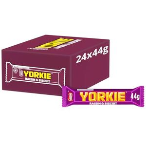 Nestle Yorkie Raisin & Biscuit Chocolate Bars - 24x44g Nestle Yorkie Raisin & Biscuit Chocolate Bars - 24x44g