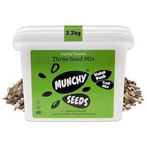 Munchy Seeds Lightly Toasted 3 Seed Mix, Pumpkin Seeds, Sunflower Seeds & Flaxseed, Free from Nuts, Seeds for Baking, Breakfast Cereals & Granola, Mixed Seeds to Eat, Mixed Seeds for Eating 2.3KG Munchy Seeds Lightly Toasted 3 Seed Mix, Pumpkin Seeds, Sunflower Seeds & Flaxseed, Free from Nuts, Seeds for Baking, Breakfast Cereals & Granola, Mixed Seeds to Eat, Mixed Seeds for Eating 2.3KG