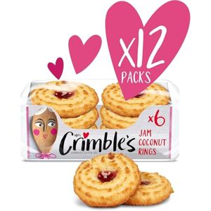 Mrs Crimbles Mrs Crimble's Gluten Free Big Jam Coconut Rings, Premium Quality & Certified Free from Gluten, Wheat Free & Vegetarian Friendly, 12 Packs of 6 (6 x 240g Multi Pack) Mrs Crimbles Mrs Crimble's Gluten Free Big Jam Coconut Rings, Premium Quality & Certified Free from Gluten, Wheat Free & Vegetarian Friendly, 12 Packs of 6 (6 x 240g Multi Pack)