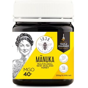 1839 Products From The Hive 1839 Manuka Honey Certified MGO 40+ genuine Tripple Churned Manuka Honey from New Zealand. 400g Squeezable Pouch. 1839 Products From The Hive 1839 Manuka Honey Certified MGO 40+ genuine Tripple Churned Manuka Honey from New Zealand. 400g Squeezable Pouch.