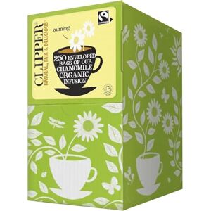 Clipper Natural, Fair & Delicious Clipper Organic Chamomile Tea Bags 250 Individually Wrapped Infusion Teabag Sachets Bulk Buy for Home & Catering Caffeine-Free Fairtrade Herbal Tea Bags Natural, Unbleached & Biodegradable Clipper Natural, Fair & Delicious Clipper Organic Chamomile Tea Bags 250 Individually Wrapped Infusion Teabag Sachets Bulk Buy for Home & Catering Caffeine-Free Fairtrade Herbal Tea Bags Natural, Unbleached & Biodegradable