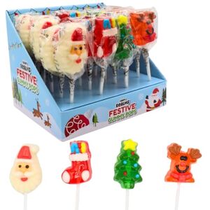 Candy Festive Gummy Pops, Fruit Flavour, 22 g (Pack of 24) Candy Festive Gummy Pops, Fruit Flavour, 22 g (Pack of 24)