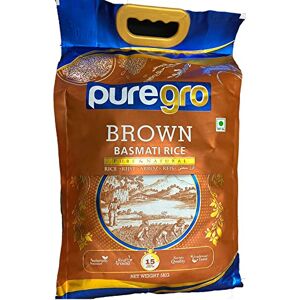 Puregro Pure & Natural Brown Basmati Rice 5kg Puregro Pure & Natural Brown Basmati Rice 5kg