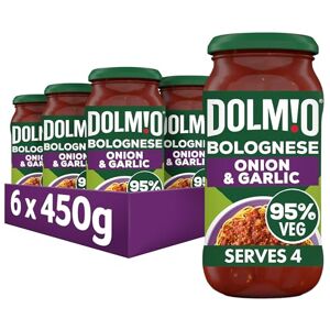 Dolmio Bolognese Onion and Garlic Pasta Sauce Jar, Bulk Multipack 6 x 450g Dolmio Bolognese Onion and Garlic Pasta Sauce Jar, Bulk Multipack 6 x 450g