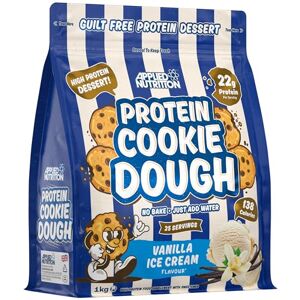 Applied Nutrition Protein Cookie Dough 1kg – High Protein Snack, Over 22g of Protein Per Serving, Ready-to-Eat– Low Calorie, Healthy Treat (1kg – 25 Servings) (Vanilla Ice Cream) Applied Nutrition Protein Cookie Dough 1kg – High Protein Snack, Over 22g of Protein Per Serving, Ready-to-Eat– Low Calorie, Healthy Treat (1kg – 25 Servings) (Vanilla Ice Cream)