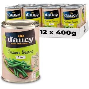 D'Aucy Whole Green Beans 400 g (Pack of 12) D'Aucy Whole Green Beans 400 g (Pack of 12)