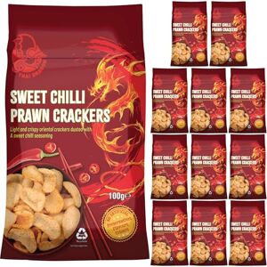 Dragon Sweet Chilli Prawn Cracker 100 g (Case of 12) Dragon Sweet Chilli Prawn Cracker 100 g (Case of 12)